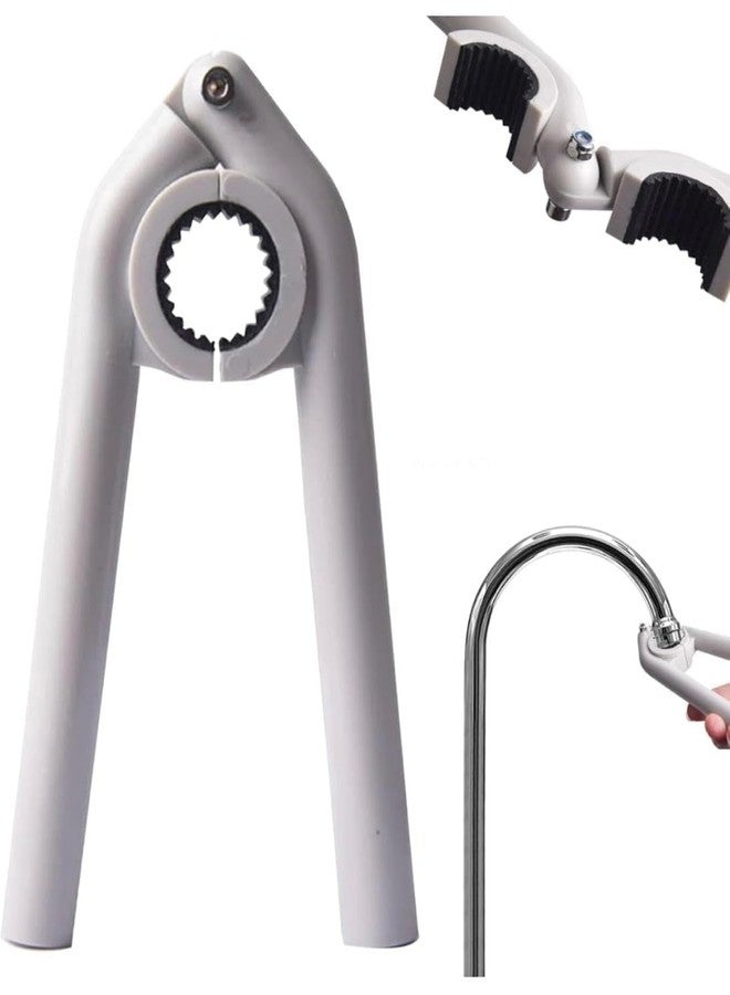 EXOFLY مفتاح ربط مانع للانزلاق لإصلاح السباكة من إكسوفلاي - أداة فتح صنبور عالمية ومفتاح ربط للمطبخ والحمام، سهل الاستخدام لفتح صنبور المياه ومفتاح ربط حوض المطبخ (قطعة واحدة، مفتاح ربط بلاستيكي) - Image 2